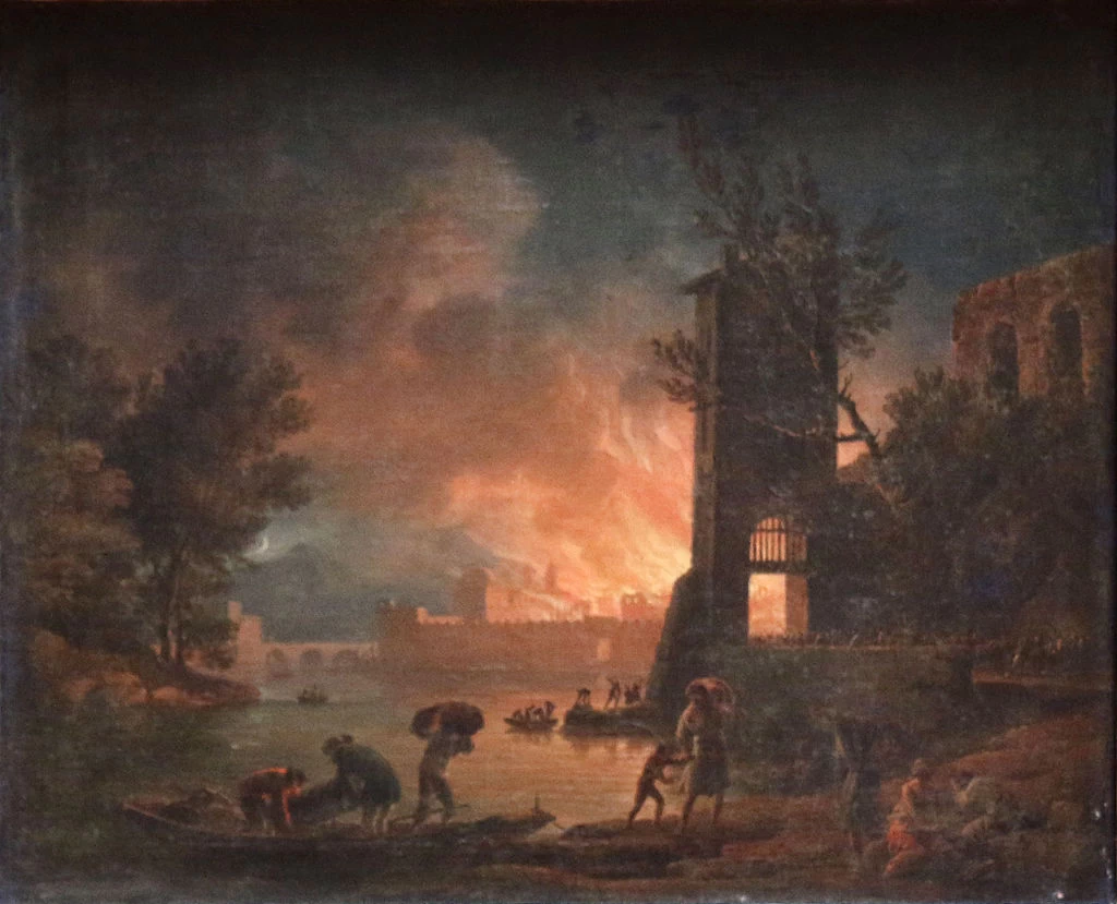  76-L'incendio-musée Comtadin-Duplessis 
